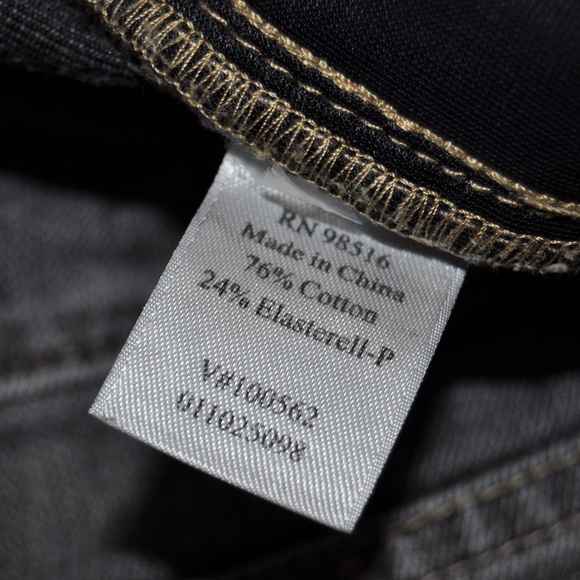 COLDWATER CREEK Black/Gray Denim ShapeMe Jeans A9 - Picture 8 of 8
